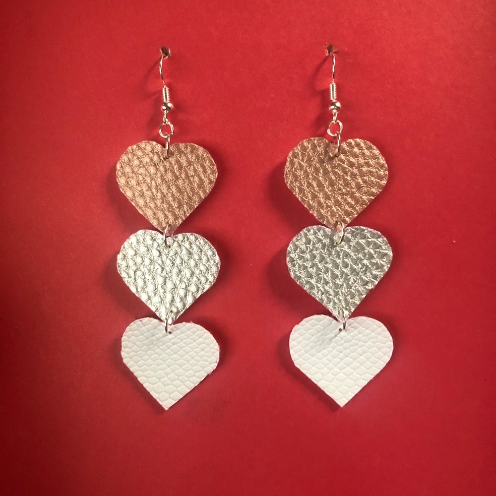 Leather earrings